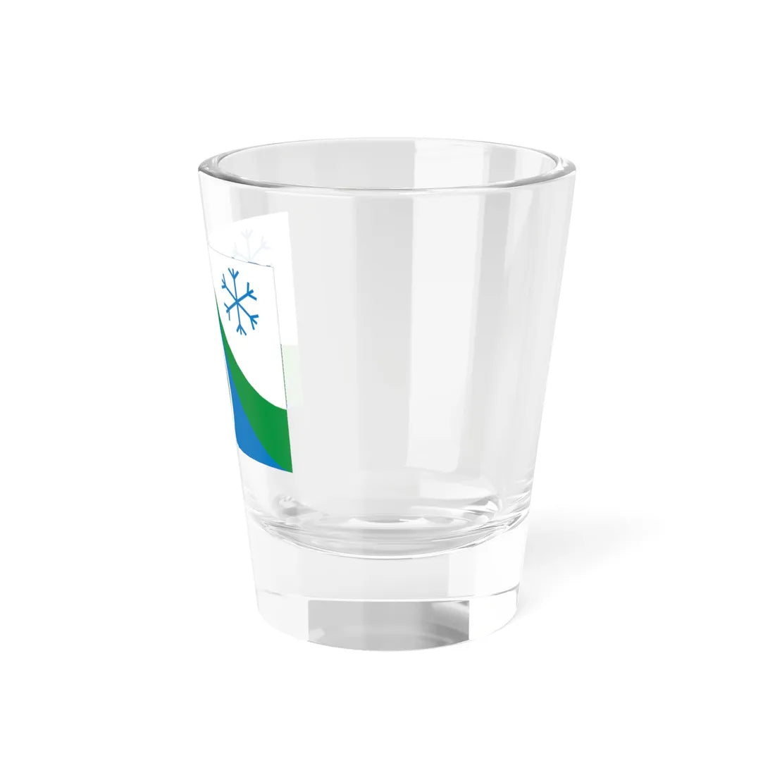 Flag of Severny rayon Novosibirsk oblast 2006 (Russia) Shot Glass 1.5oz - Go Mug Yourself