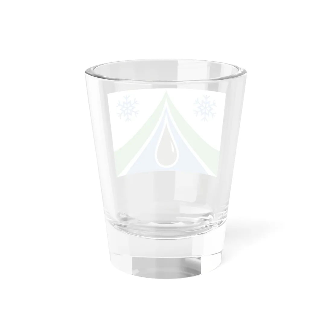 Flag of Severny rayon Novosibirsk oblast (Russia) Shot Glass 1.5oz - Go Mug Yourself