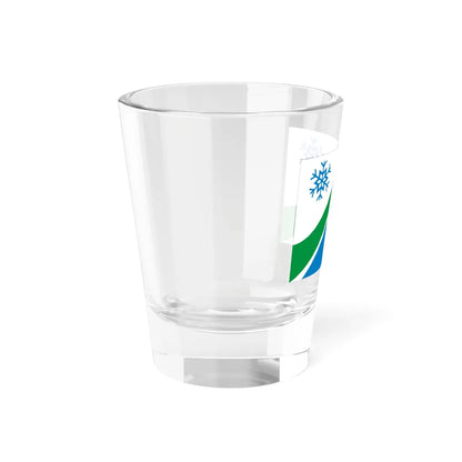 Flag of Severny rayon Novosibirsk oblast (Russia) Shot Glass 1.5oz - Go Mug Yourself
