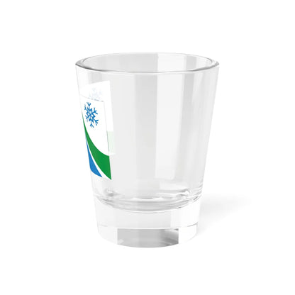 Flag of Severny rayon Novosibirsk oblast (Russia) Shot Glass 1.5oz - Go Mug Yourself