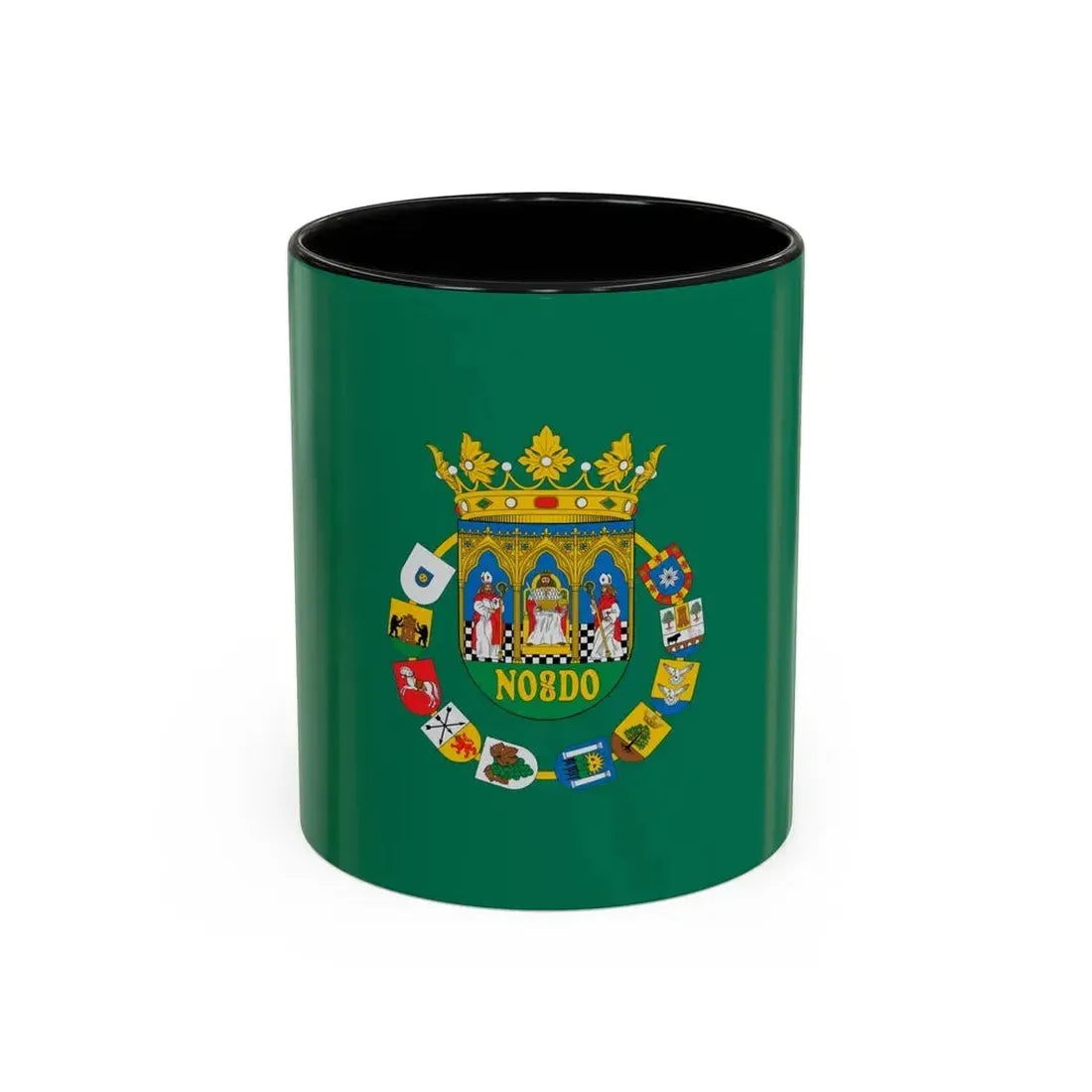 Flag of Sevilla Spain - Accent Coffee Mug 11oz Black - Go Mug Yourself