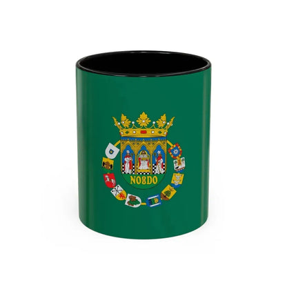 Flag of Sevilla Spain - Accent Coffee Mug 11oz Black - Go Mug Yourself