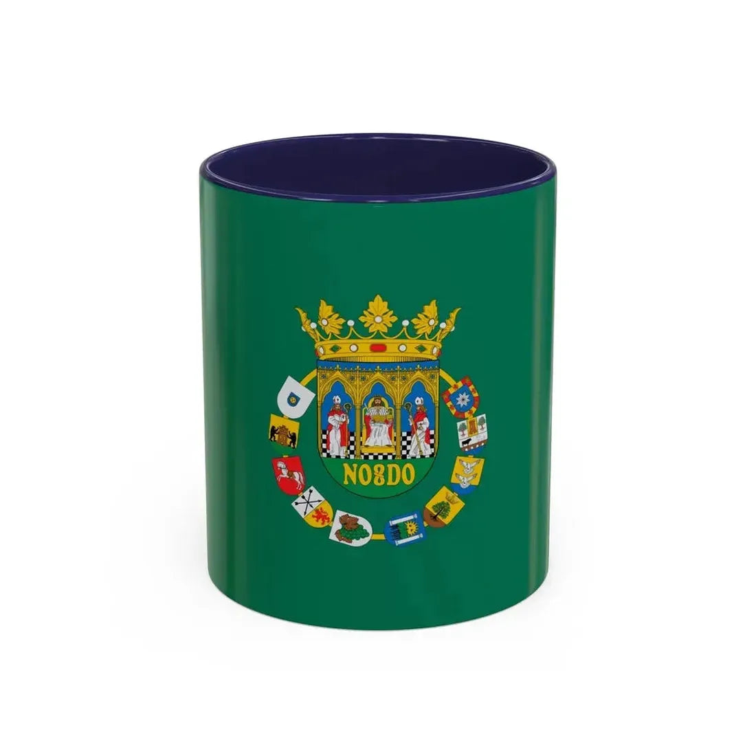 Flag of Sevilla Spain - Accent Coffee Mug 11oz Navy - Go Mug Yourself