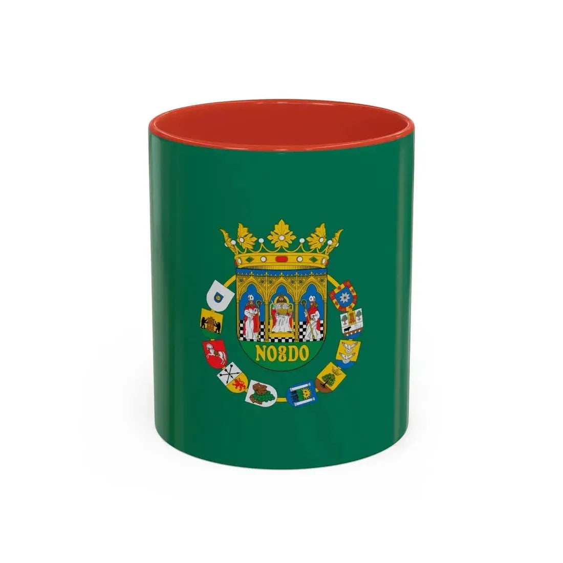 Flag of Sevilla Spain - Accent Coffee Mug 11oz Red - Go Mug Yourself