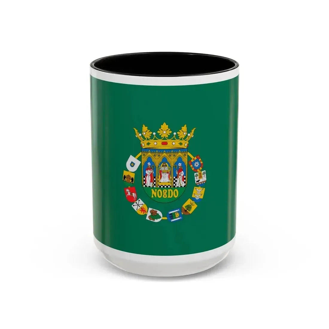 Flag of Sevilla Spain - Accent Coffee Mug 15oz Black - Go Mug Yourself