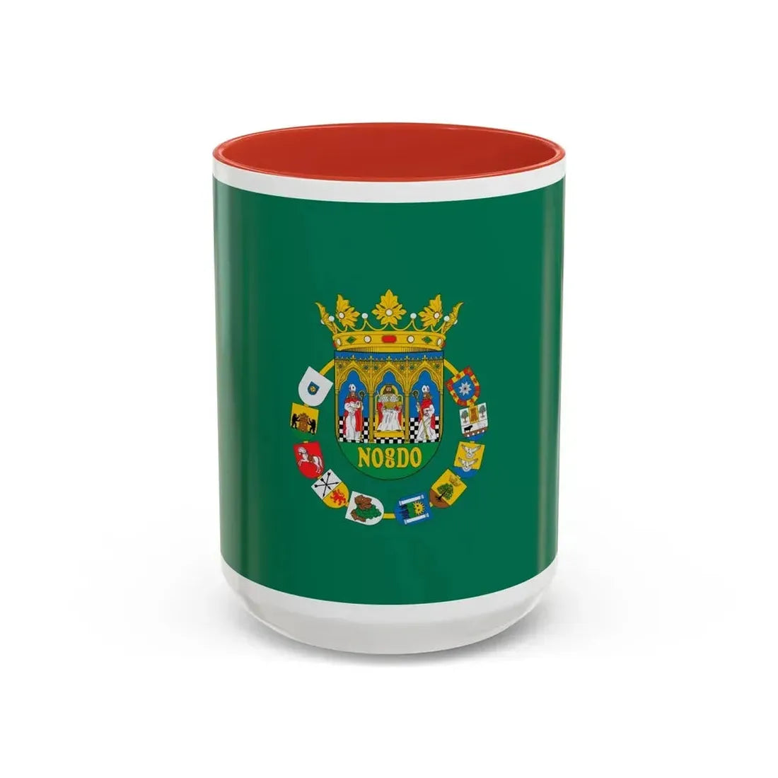 Flag of Sevilla Spain - Accent Coffee Mug 15oz Red - Go Mug Yourself