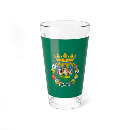 Flag of Sevilla Spain - Pint Glass 16oz 16oz - Go Mug Yourself