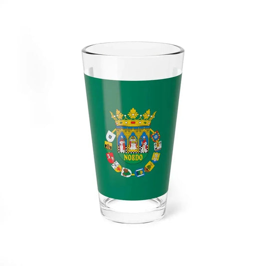Flag of Sevilla Spain - Pint Glass 16oz 16oz - Go Mug Yourself