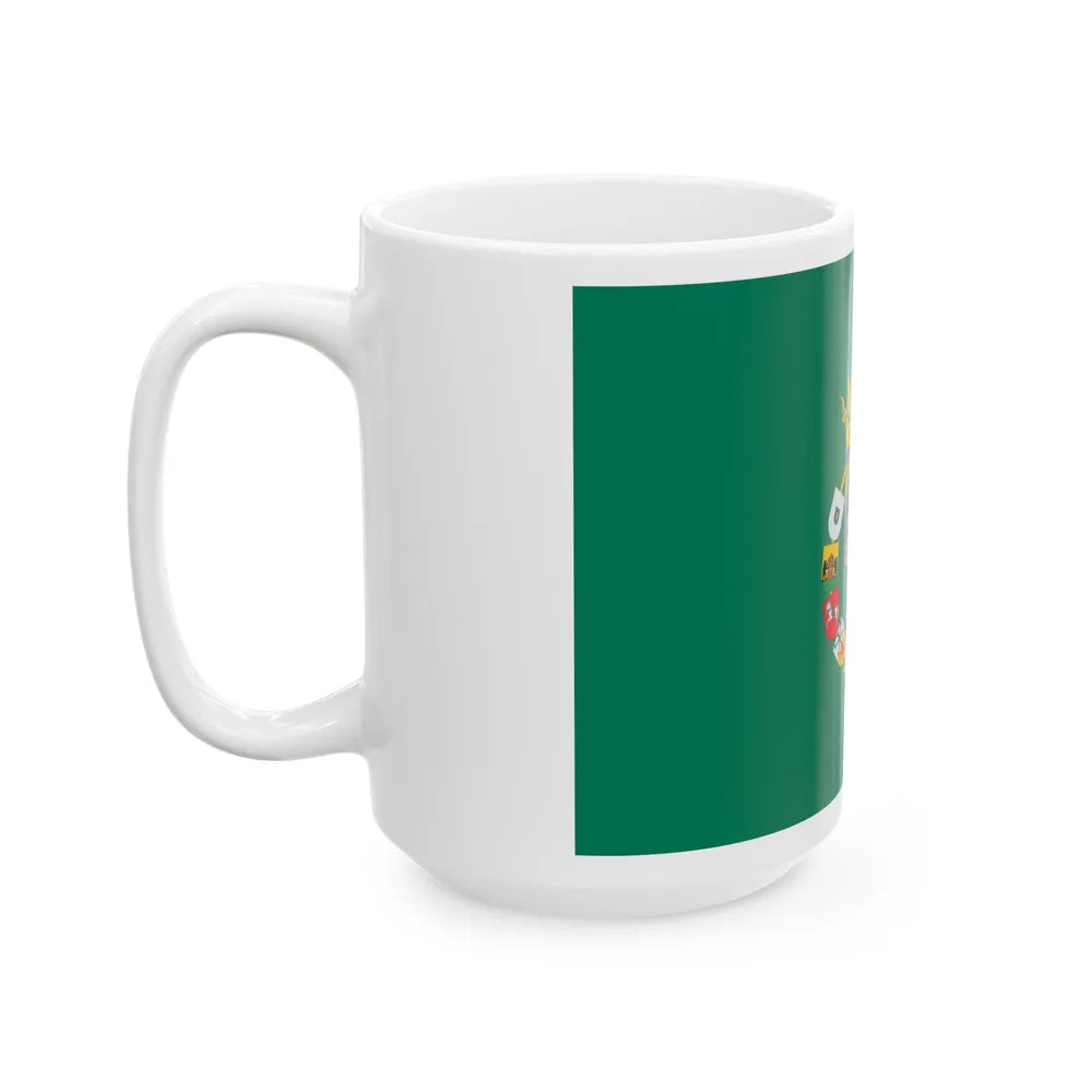 Flag of Sevilla Spain - White Coffee Mug-Go Mug Yourself