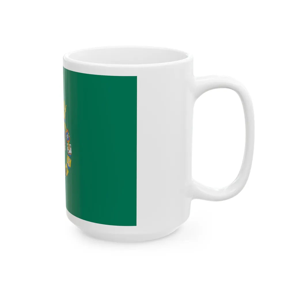 Flag of Sevilla Spain - White Coffee Mug-Go Mug Yourself