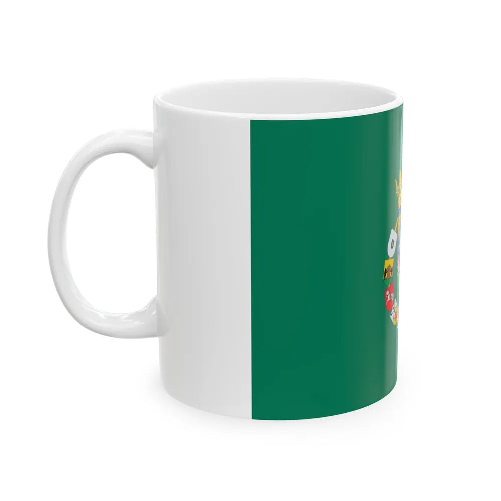 Flag of Sevilla Spain - White Coffee Mug-Go Mug Yourself