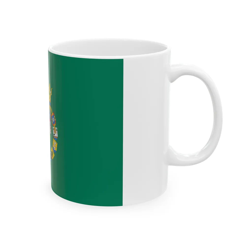 Flag of Sevilla Spain - White Coffee Mug-Go Mug Yourself