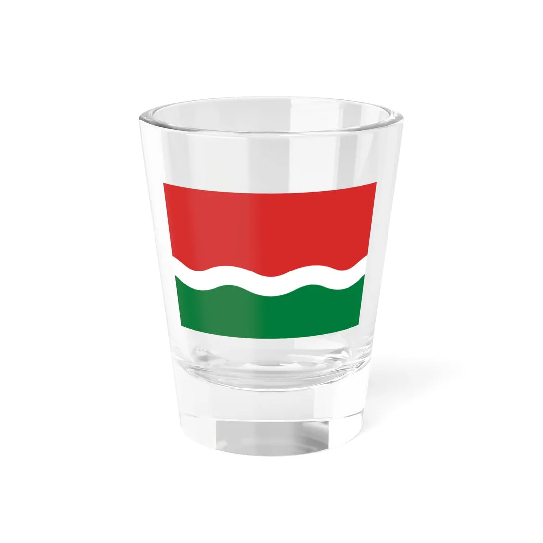 Flag of Seychelles 1977-1996 2-3 (Seychelles) Shot Glass 1.5oz 1.5oz - Go Mug Yourself