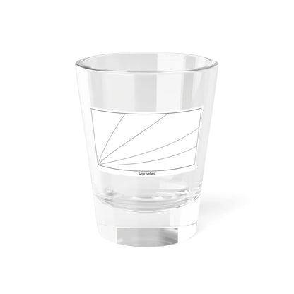 Flag of Seychelles colouring page (Seychelles) Shot Glass 1.5oz 1.5oz - Go Mug Yourself