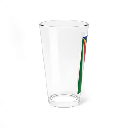 Flag of Seychelles vertical (Seychelles) Pint Glass 16oz - Go Mug Yourself