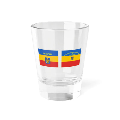 Flag of Sfatul Tarii - two sides (Moldova) Shot Glass 1.5oz 1.5oz - Go Mug Yourself