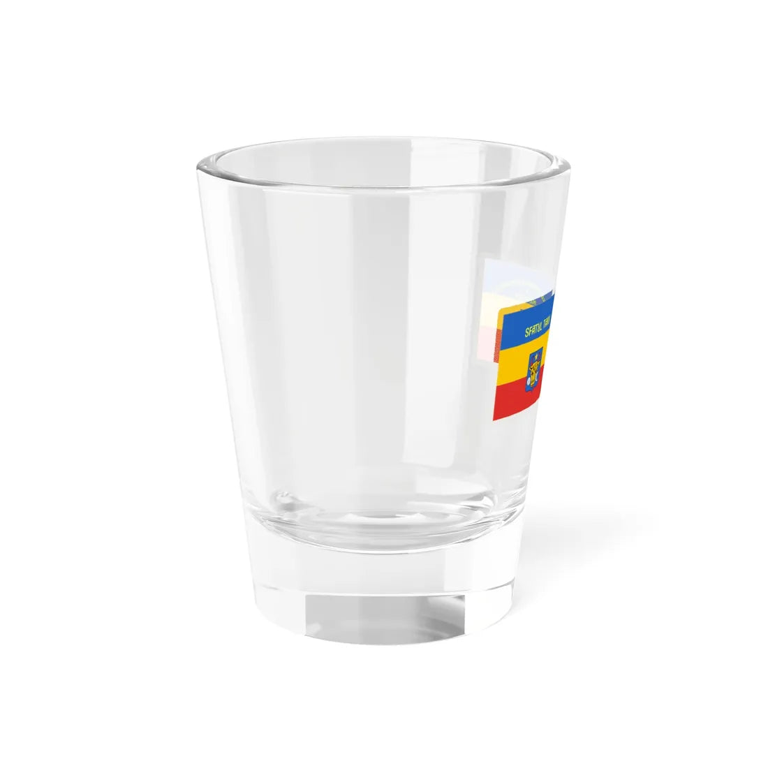 Flag of Sfatul Tarii - two sides (Moldova) Shot Glass 1.5oz - Go Mug Yourself