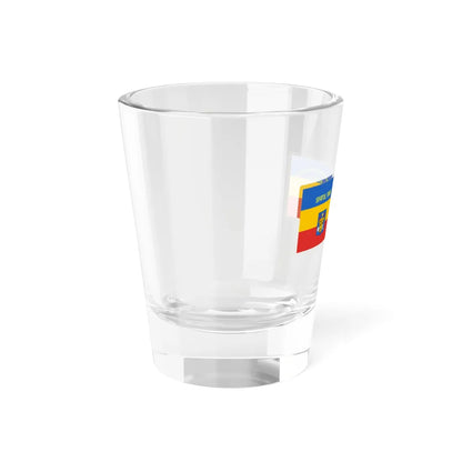 Flag of Sfatul Tarii - two sides (Moldova) Shot Glass 1.5oz - Go Mug Yourself