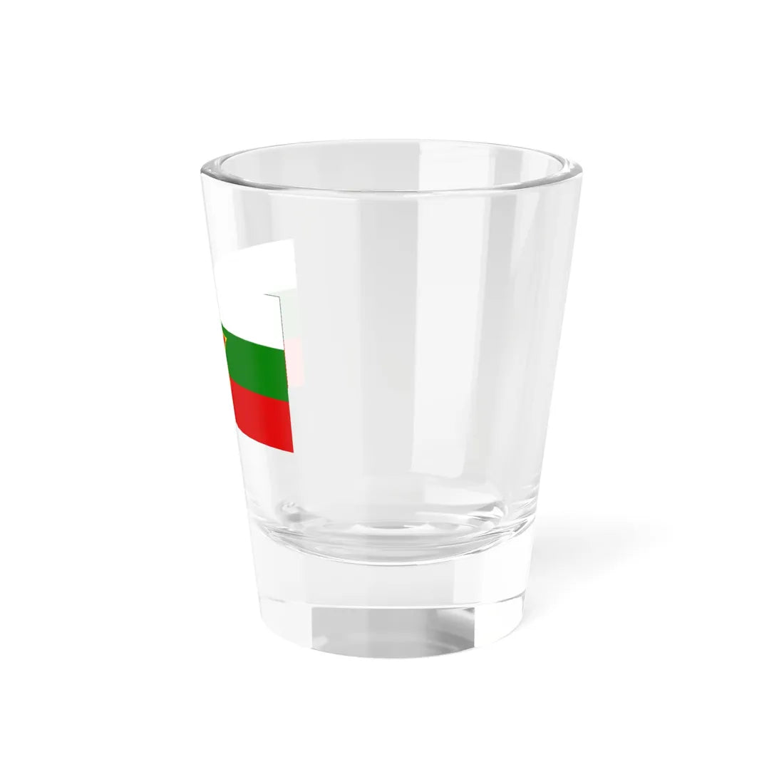 Flag of SFR Yugoslav Bulgarian Minority (Yugoslavia) Shot Glass 1.5oz - Go Mug Yourself