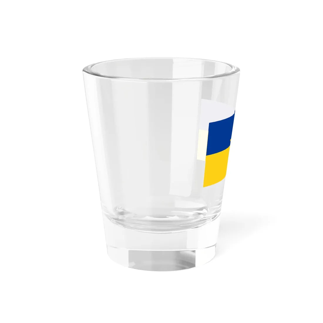 Flag of SFR Yugoslav Ruthenian and Ukrainian Minority (Ukraine) Shot Glass 1.5oz - Go Mug Yourself