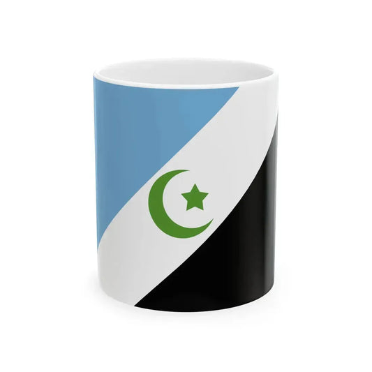 Flag of Shabak Democratic Party (Iraq) White Coffee Mug 11oz - Go Mug Yourself
