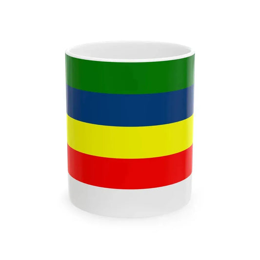 Flag of Shahpura (India) White Coffee Mug 11oz - Go Mug Yourself