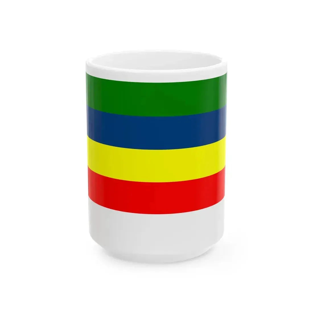 Flag of Shahpura (India) White Coffee Mug 15oz - Go Mug Yourself
