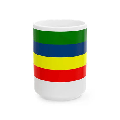 Flag of Shahpura (India) White Coffee Mug 15oz - Go Mug Yourself