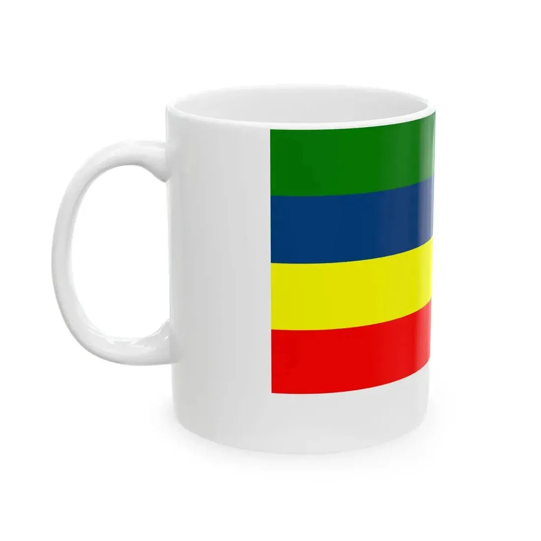 Flag of Shahpura (India) White Coffee Mug - Go Mug Yourself
