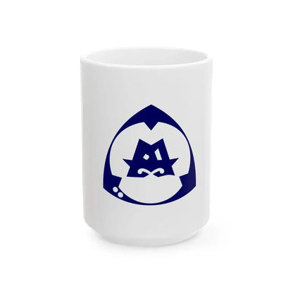 Flag of Shakotan Hokkaido (Japan) White Coffee Mug 15oz - Go Mug Yourself