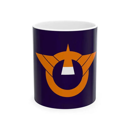 Flag of Shari Hokkaido (Japan) White Coffee Mug 11oz - Go Mug Yourself