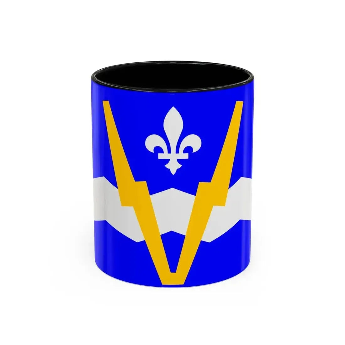 Flag of Shawinigan 1951 to 2009 Canada - Accent Coffee Mug 11oz Black - Go Mug Yourself