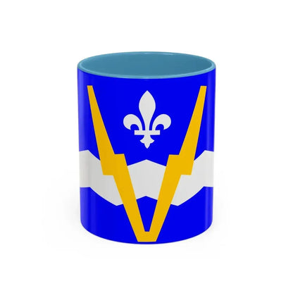 Flag of Shawinigan 1951 to 2009 Canada - Accent Coffee Mug 11oz Light Blue - Go Mug Yourself
