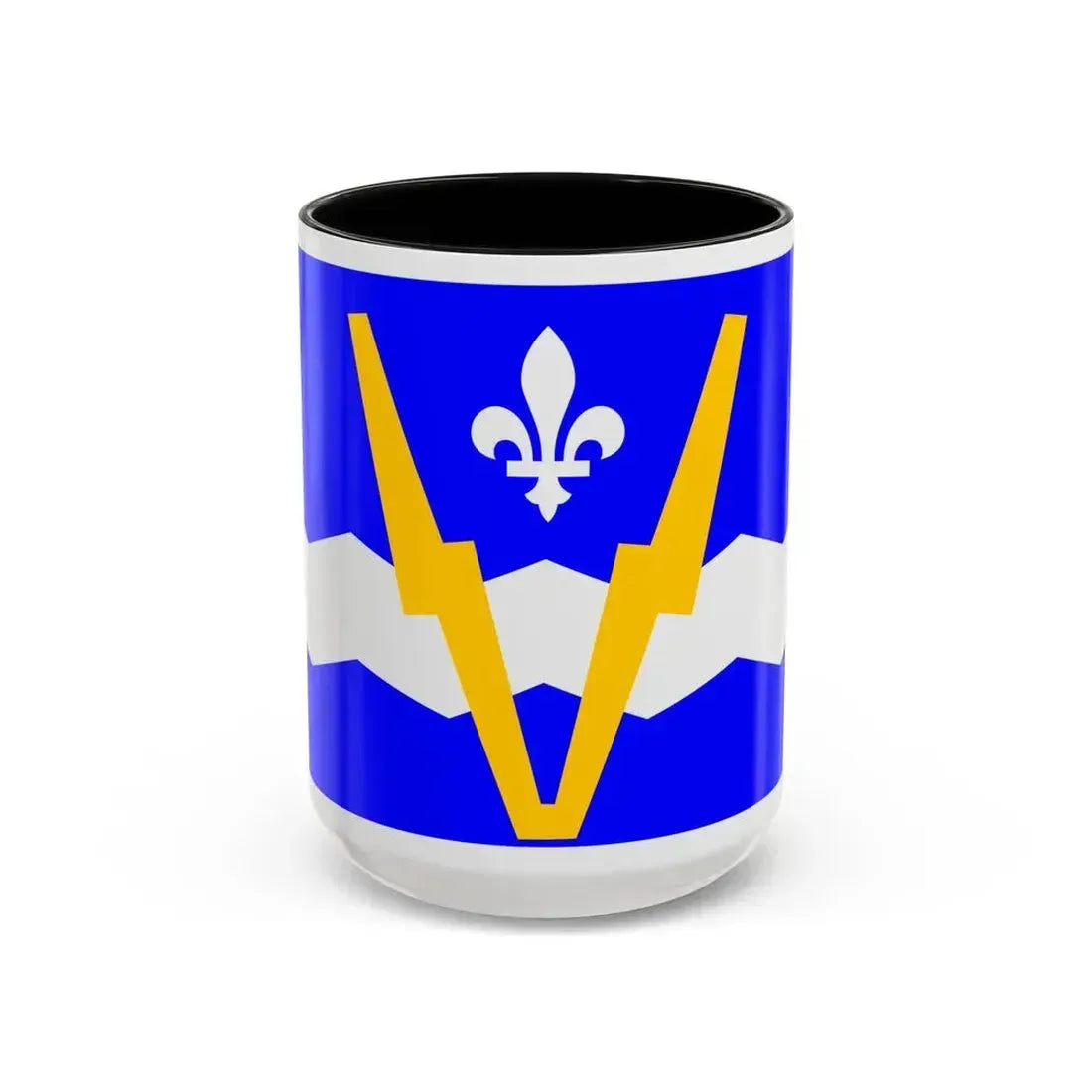 Flag of Shawinigan 1951 to 2009 Canada - Accent Coffee Mug 15oz Black - Go Mug Yourself