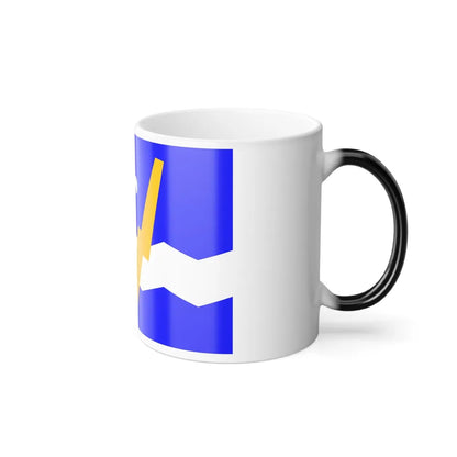 Flag of Shawinigan 1951 to 2009 Canada - Color Changing Coffee Mug-Go Mug Yourself