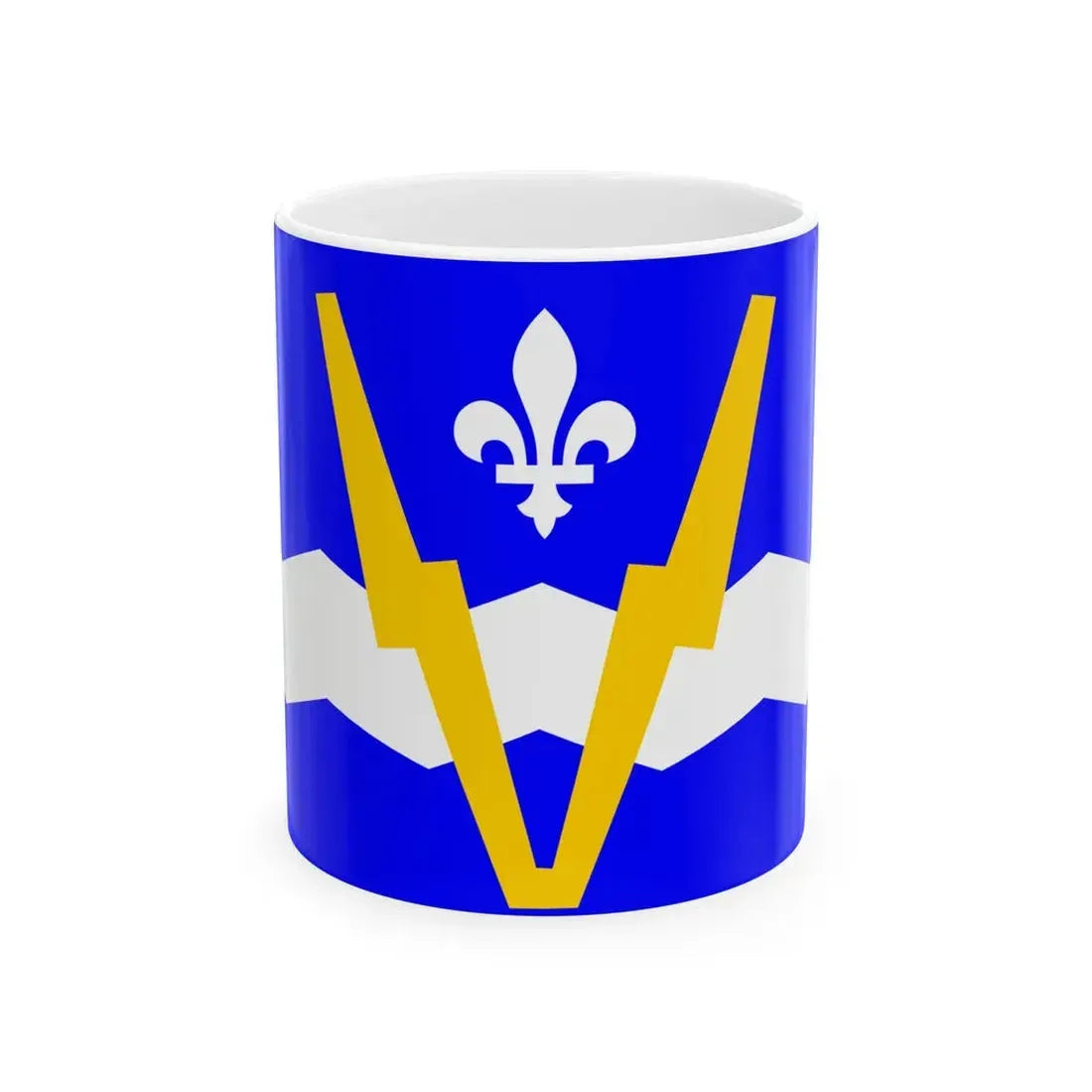 Flag of Shawinigan 1951 to 2009 Canada - White Coffee Mug 11oz - Go Mug Yourself