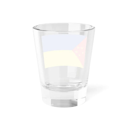 Flag of Shchastia Raion (Ukraine) Shot Glass 1.5oz - Go Mug Yourself