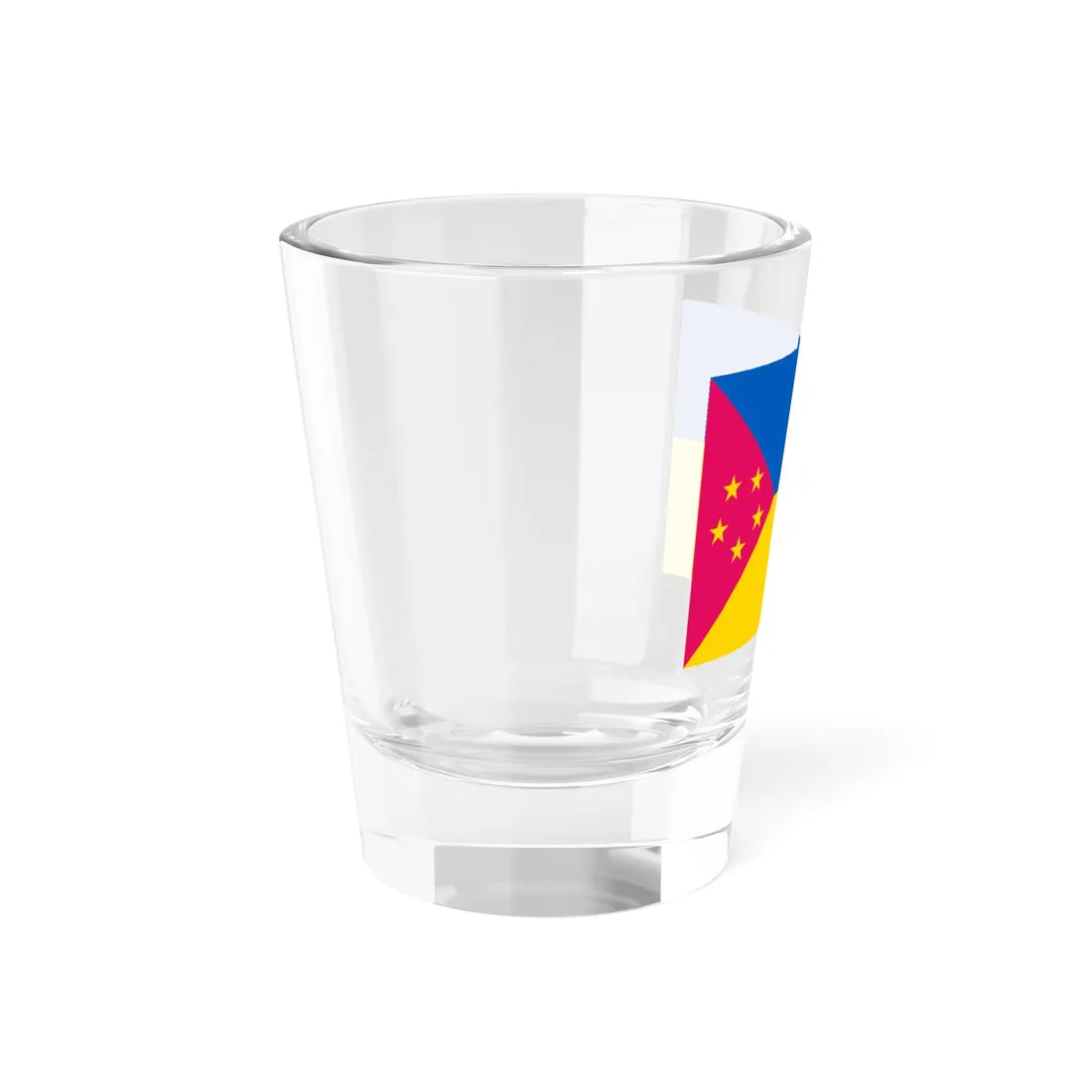 Flag of Shchastia Raion (Ukraine) Shot Glass 1.5oz - Go Mug Yourself