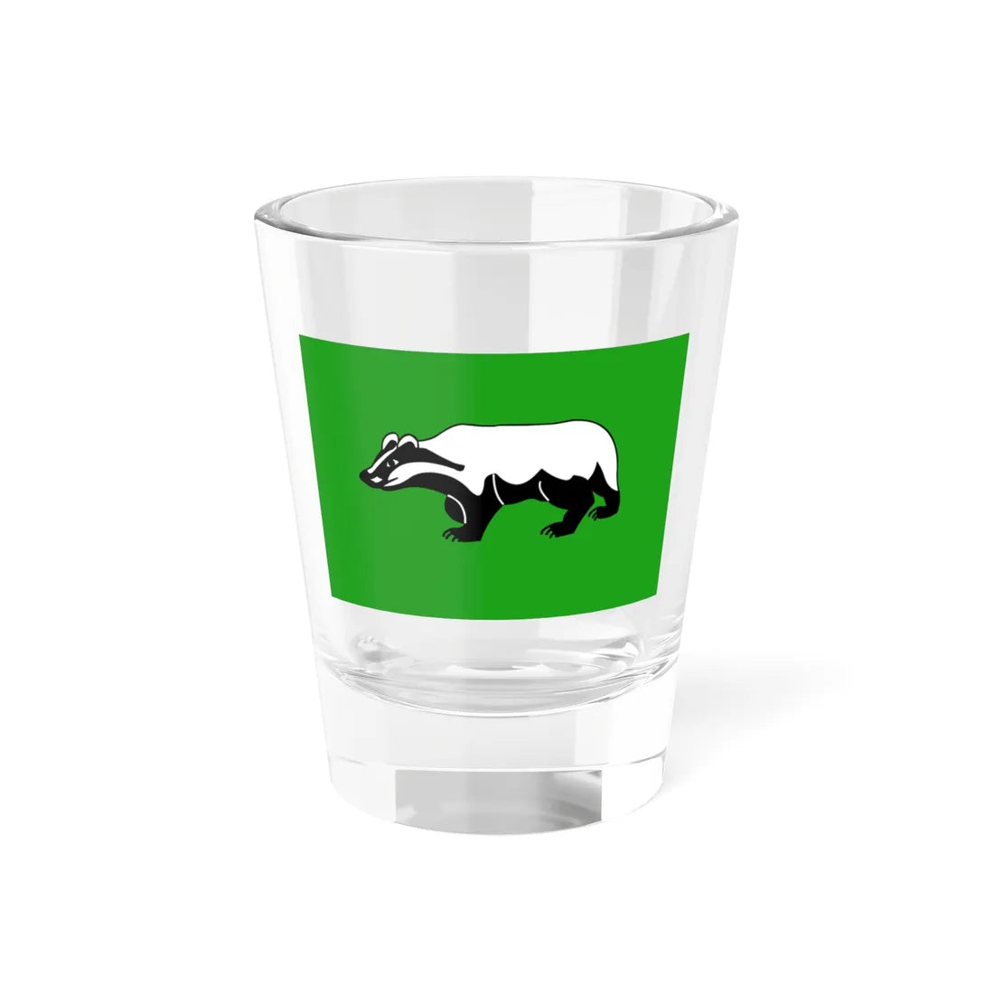 Flag of Shenkursky rayon (Russia) Shot Glass 1.5oz 1.5oz - Go Mug Yourself