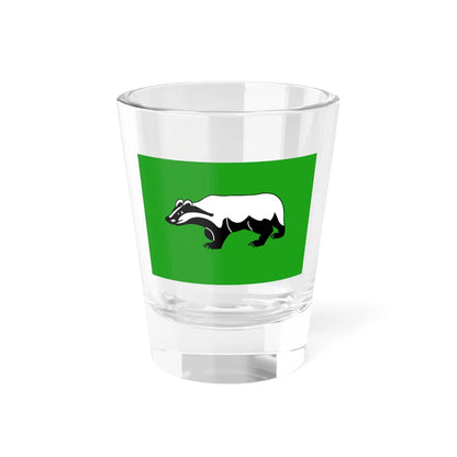 Flag of Shenkursky rayon (Russia) Shot Glass 1.5oz 1.5oz - Go Mug Yourself
