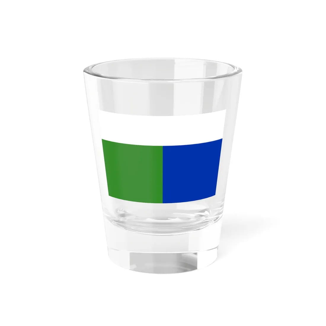 Flag of Sherbakulsky District 2006 (Russia) Shot Glass 1.5oz 1.5oz - Go Mug Yourself