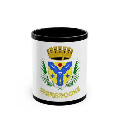Flag of Sherbrooke Canada - Black Coffee Mug 11oz - Go Mug Yourself