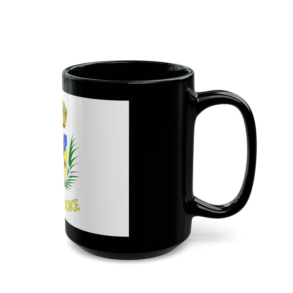 Flag of Sherbrooke Canada - Black Coffee Mug-Go Mug Yourself