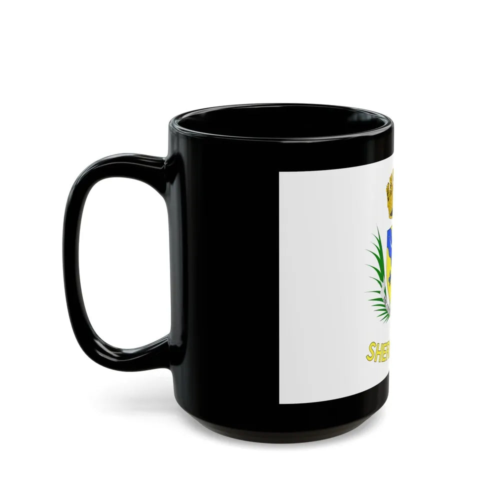 Flag of Sherbrooke Canada - Black Coffee Mug-Go Mug Yourself