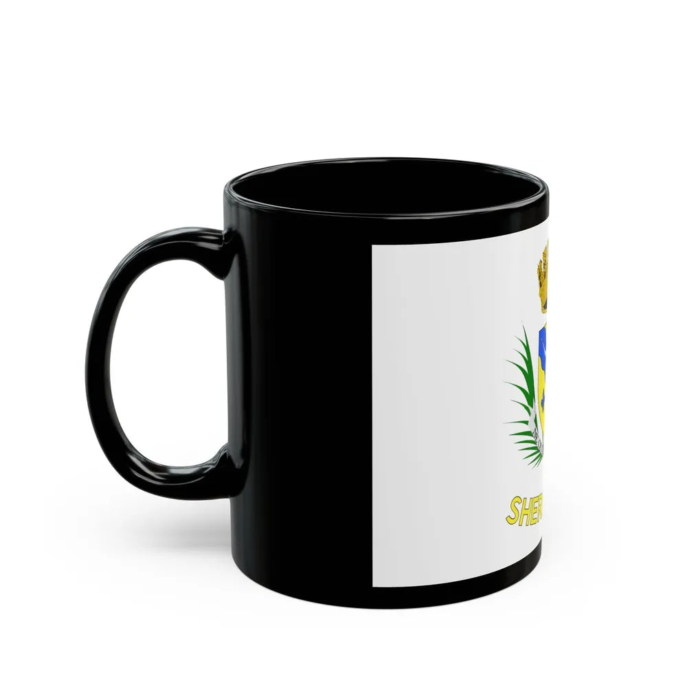 Flag of Sherbrooke Canada - Black Coffee Mug-Go Mug Yourself