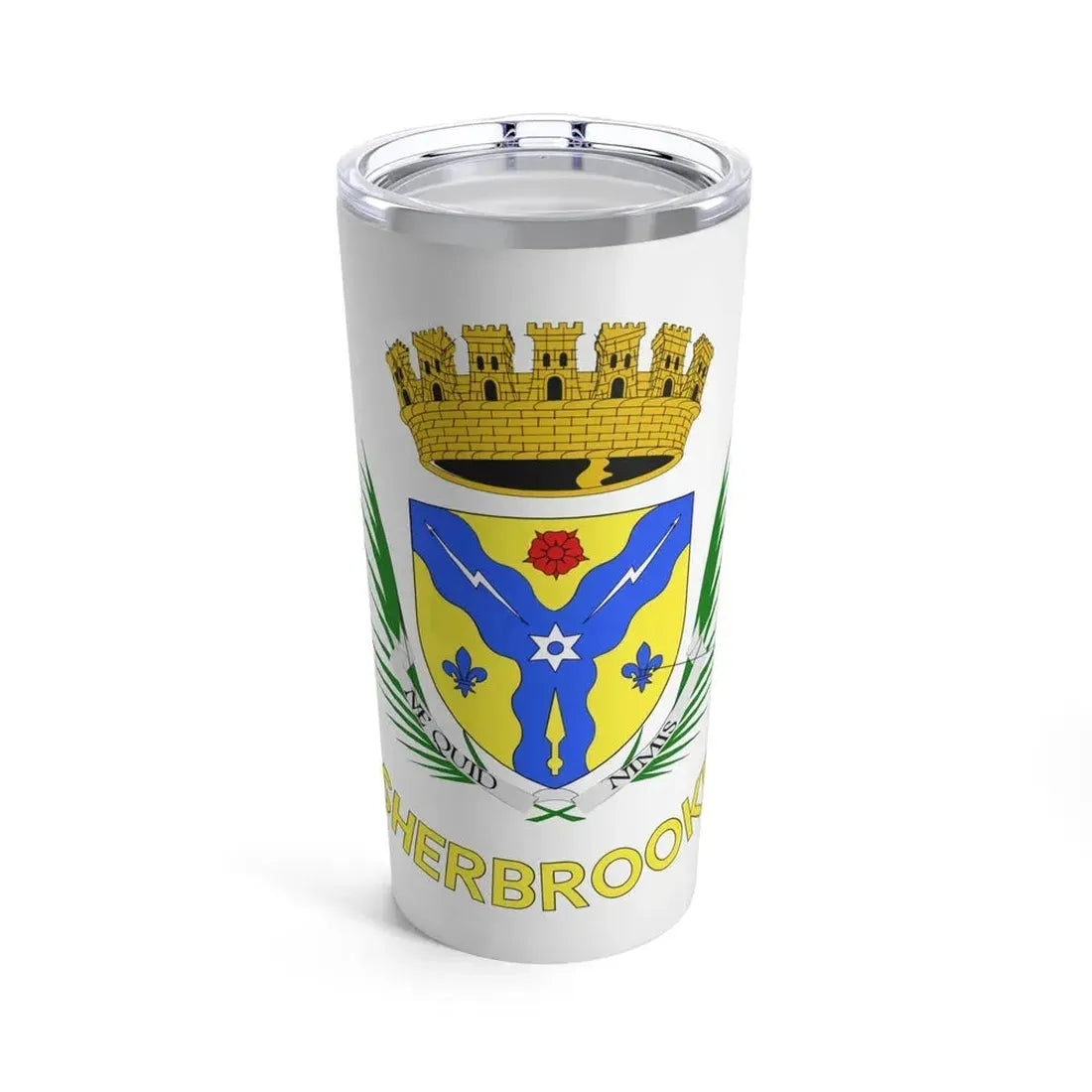 Flag of Sherbrooke Canada - Tumbler 20oz 20oz - Go Mug Yourself