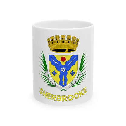 Flag of Sherbrooke (Canada) White Coffee Mug 11oz - Go Mug Yourself