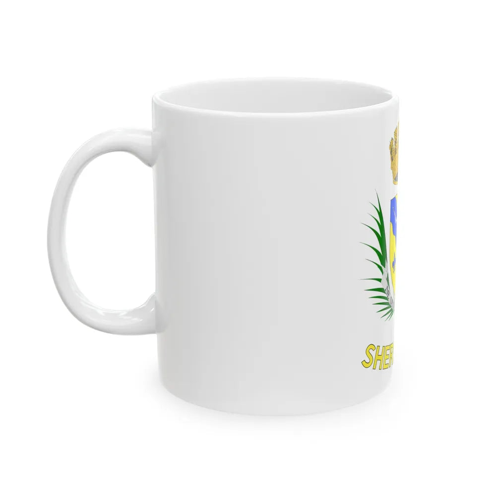 Flag of Sherbrooke Canada - White Coffee Mug-Go Mug Yourself