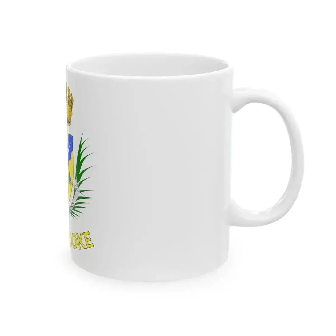 Flag of Sherbrooke Canada - White Coffee Mug - Go Mug Yourself