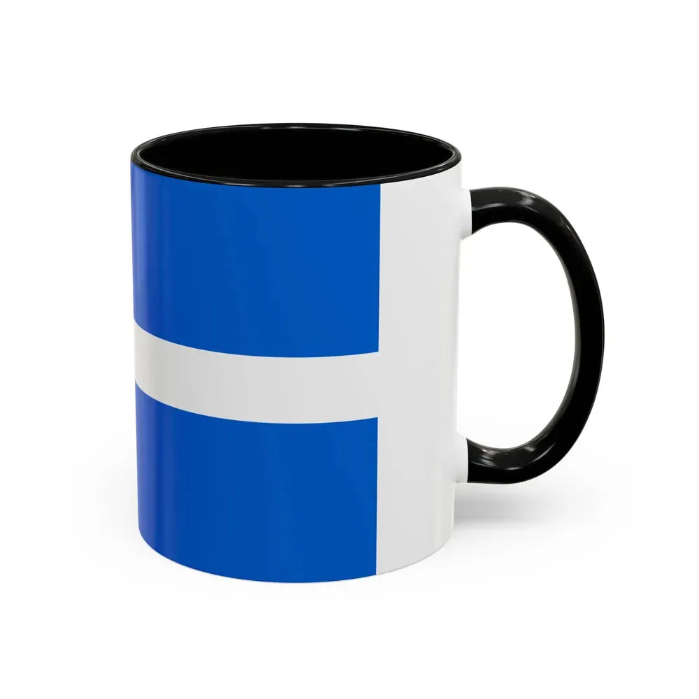 Flag of Shetland UK - Accent Coffee Mug - Go Mug Yourself